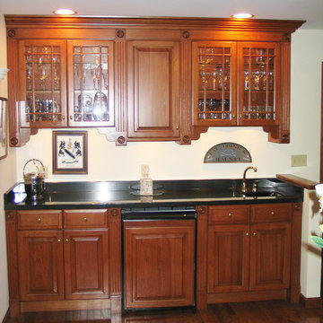 Craftsman Livingroom Remodel with Bar Addition Champaign