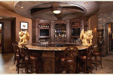 Inspiration for a home bar remodel in Other
