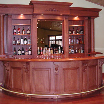 Custom 14' Round Bar | Sheridan Interiors Kitchens + Baths | Ottawa, Cornwall