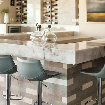 Custom Design - Bar - New American Home 2015