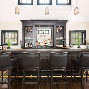 75+ Klassische Hausbars mit gelber Arbeitsplatte Ideen & Bilder