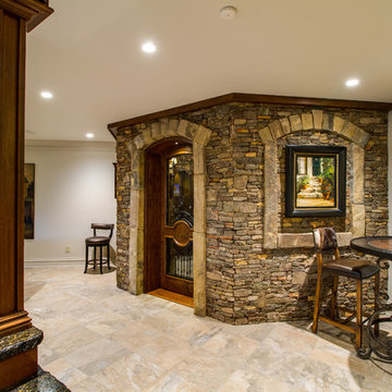 Custom Octagon Wine Cellar