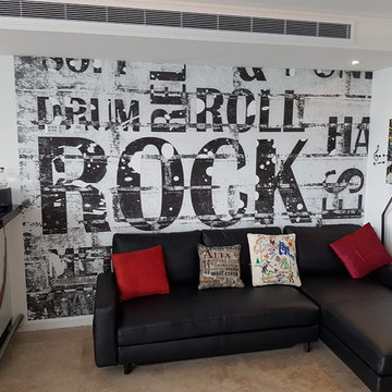 Custom Rock n Roll Wall mural