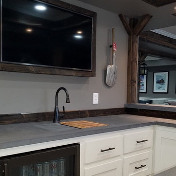 Custom Sink design, Integral Concrete Sink