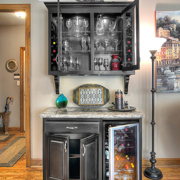Custom Wine Bar and Cabinetry