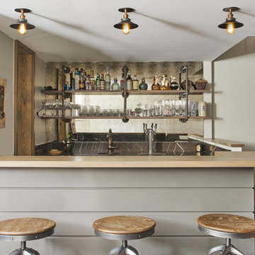 Dark and Dramatic Ukrainian Village Townhouse