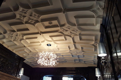Decorative plaster ceiling restoration