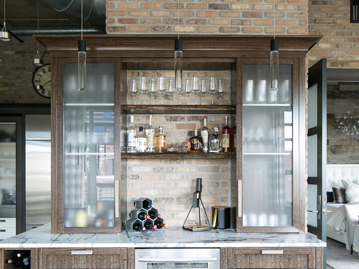 Industrial Home Bar - Home Bar