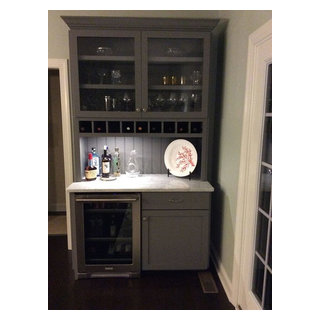 Dry Bar - Beach Style - Home Bar - Other - by Rojahn Custom Cabinetry ...