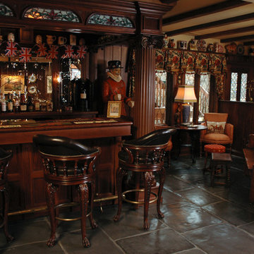 English-Style Basement Pub