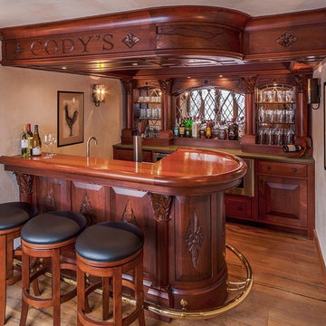 English style basement pub
