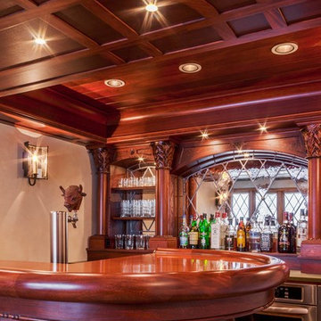 English style basement pub