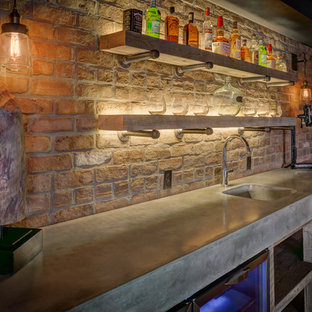 Exposed Brick Basement