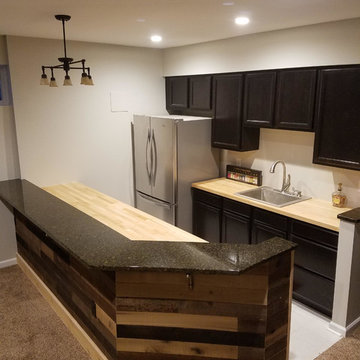 Finished Basement Kitchen