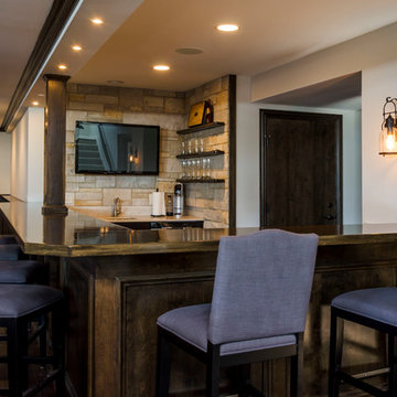 Geneva Family Home Featuring Barn Wood Beams