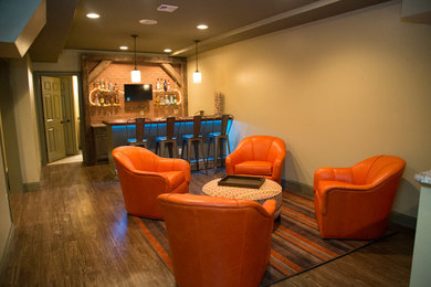 Example of a home bar design in Bridgeport