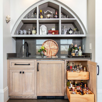 HIstoric Campbell Building - Industrial Home Bar