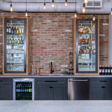 HIstoric Campbell Building - Reclaimed Wood Bar