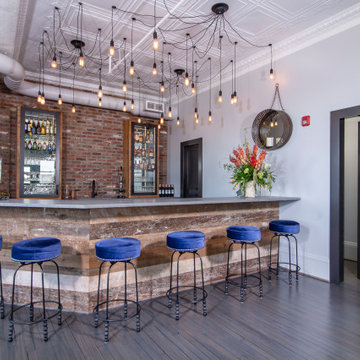 HIstoric Campbell Building - Reclaimed Wood Bar