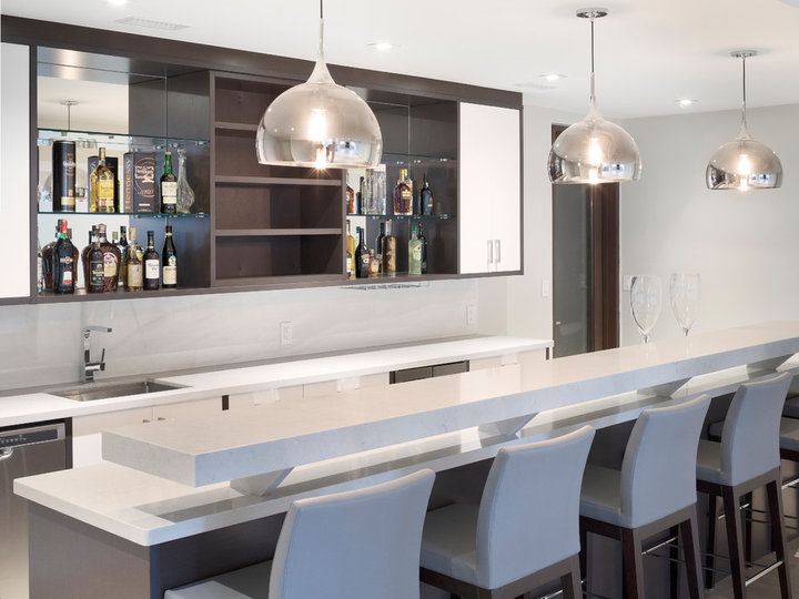 Single Wall Home Bar