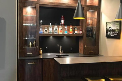 Inspiration for a home bar remodel in Dallas
