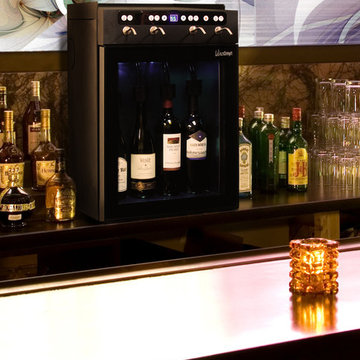Home Bar with 4-Bottle Wine Dispenser by Vinotemp