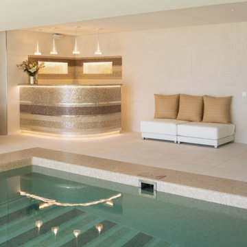 Home Spa Bar - Modern Small Bar Design for House