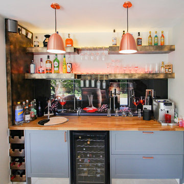 Incredible Kitchen Extension With Custom Bar