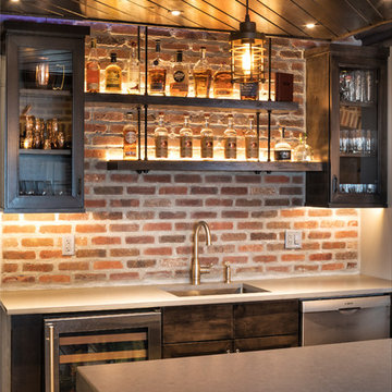 75 Industrial Home Bar Ideas You'Ll Love - May, 2023 | Houzz
