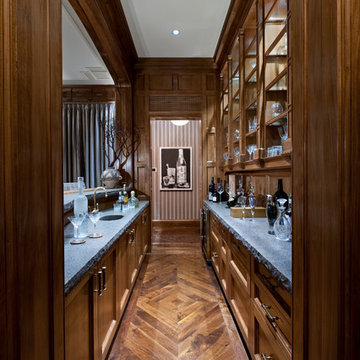 Interior Architecture of Classically Inspired Miami Indian Creek Home – Bar