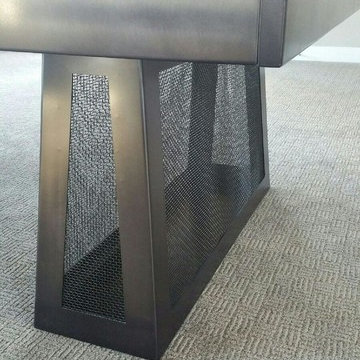 Ixabel Steel Steel Pool Table by Plank & Hide