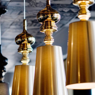 Josephine T Pendant Light by Jaime Hayon in Gold in Home Bar