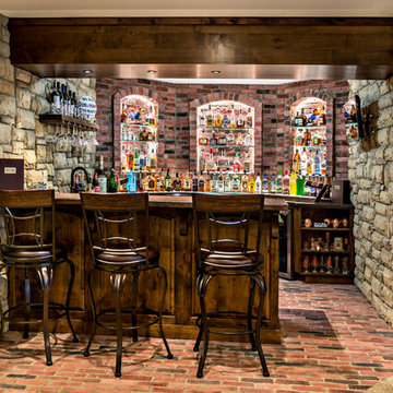 KU Themed Basement Remodel