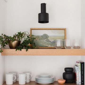 Light + Bright Modern Farmhouse Kitchen + Dining Room Remodel
