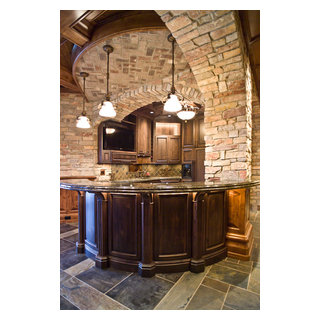 Lower Level Wet Bar - Traditional - Home Bar - Other - by Jarrod Smart Construction | Houzz