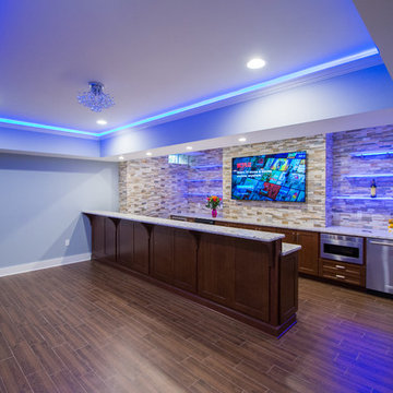 Luxury Basement Remodel in Warren, NJ