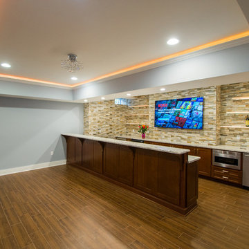 Luxury Basement Remodel in Warren, NJ