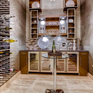 Luxury Glass Wine Cellar in Paradise Valley, AZ - Featured in Homes of the Rich
