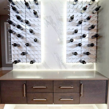 Marble wine cellar