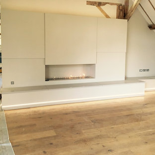 Modern And Special Intelligent Fireline Ethanol Burner With Remote Control