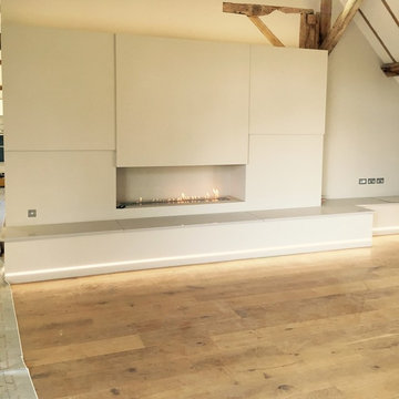 Modern And Special Intelligent Fireline Ethanol Burner With Remote Control