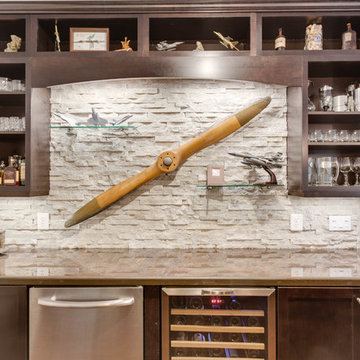 Modern Bar Design Alexandria, VA by Reico Kitchen & Bath