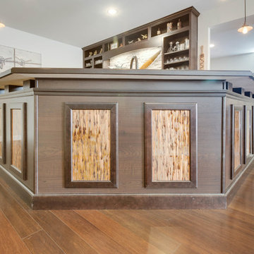 Modern Bar Design Alexandria, VA by Reico Kitchen & Bath