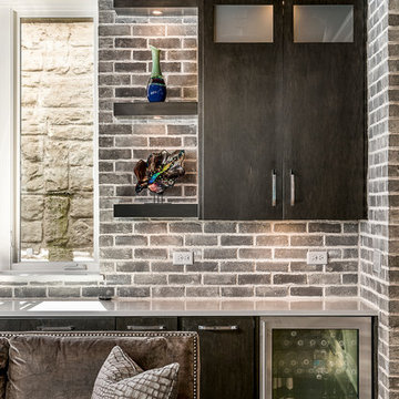 Modern Edgy Basement