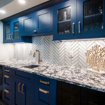 Modern Nautical Kitchen & Bar