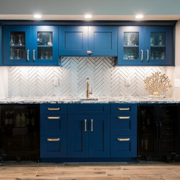 Modern Nautical Kitchen & Bar