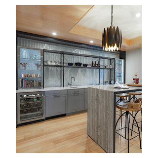 Modern Scandinavian Farmhouse - Modern - Home Bar - Other - by Lauren ... - Scandinavian Apartment Building Bar