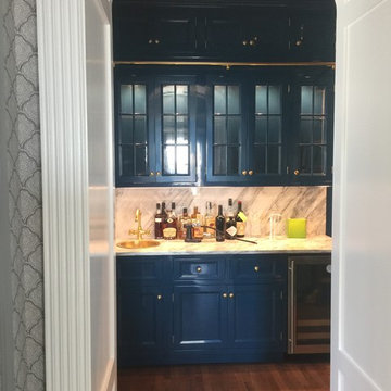 Montclair, Custom Butler's Pantry & Arched Built-in