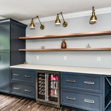 Oakton Transitional Kitchen, Butler's Pantry & Powder Room