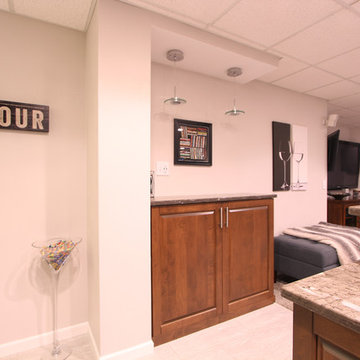 Overflow Storage in Basement Family Room